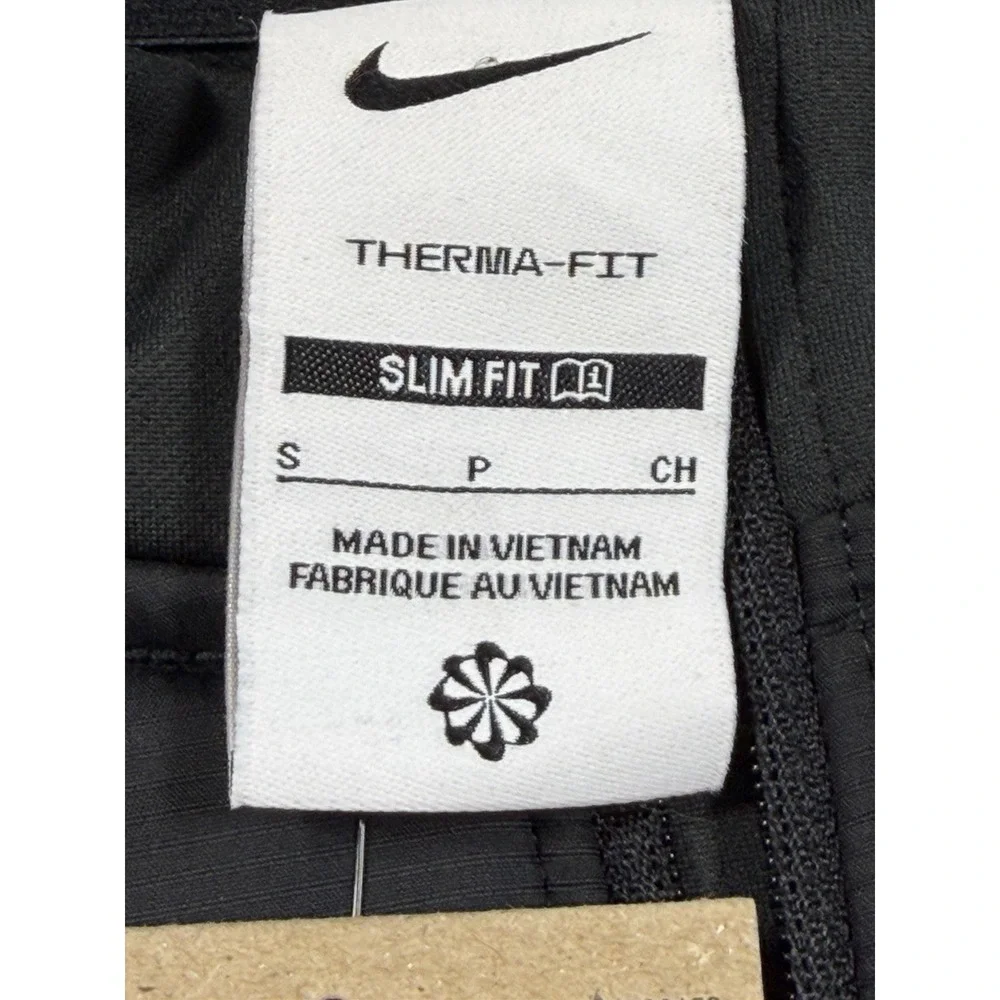 Nike Strike Therma-FIT Soccer Drill Top Black Men's Small FZ0566-010 NWT